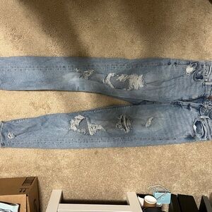 American Eagle Ripped Mom Jeans